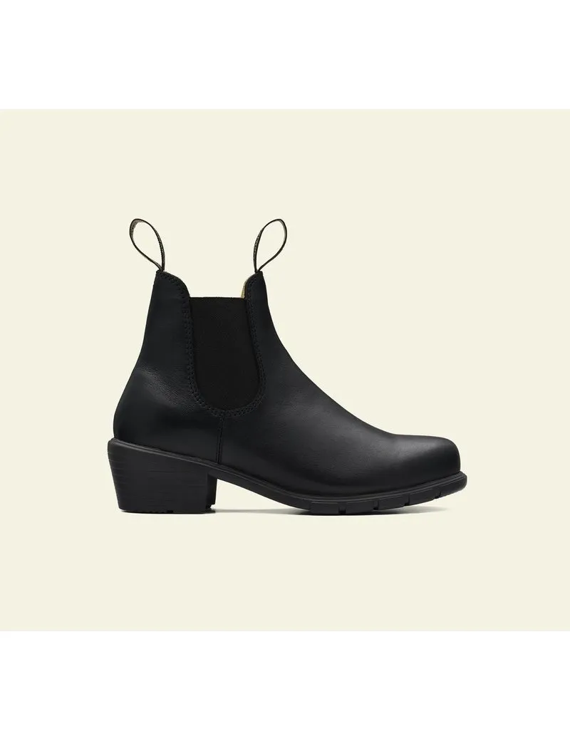 1671 BLUNDSTONE HEEL BLACK LEATHER
