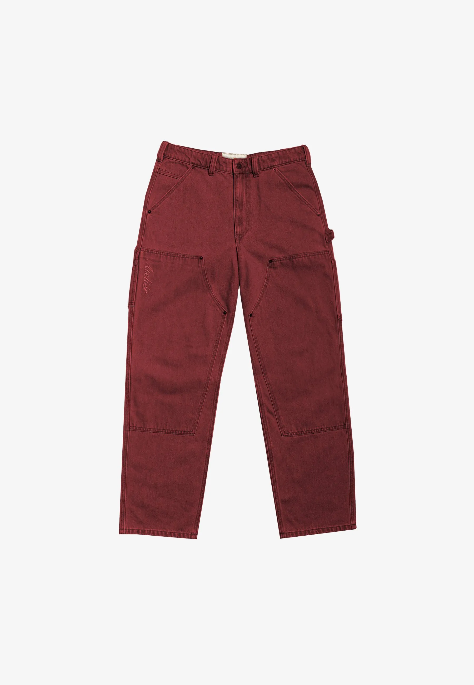ATELIÉR DOUBLE KNEE UNISEX - Jeans a sigaretta