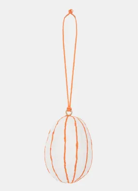 Decorazione di Pasqua fatta a mano in cotone riciclato