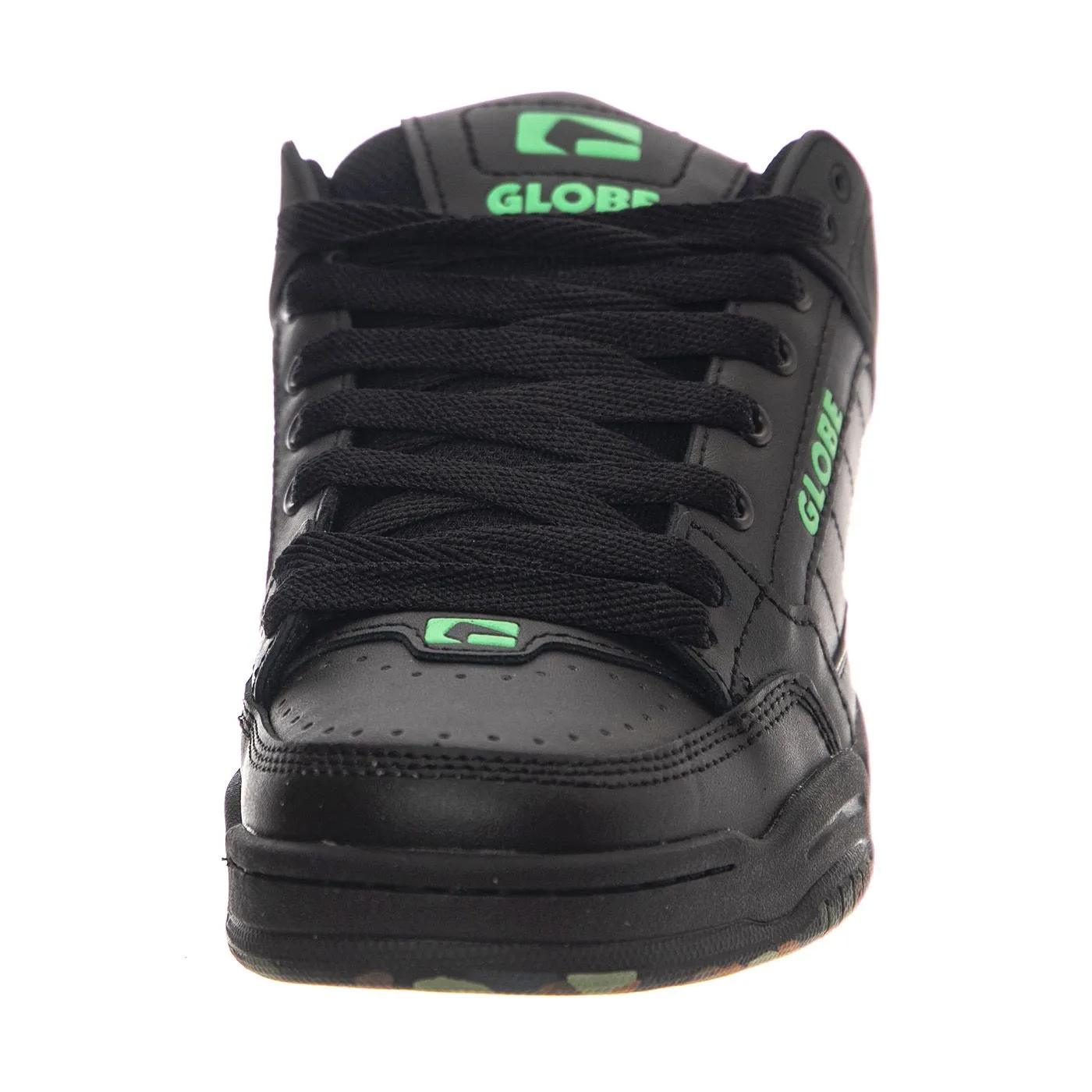 Globe Tilt Black / Green / Mosaic - Scarpe Uomo Nere    