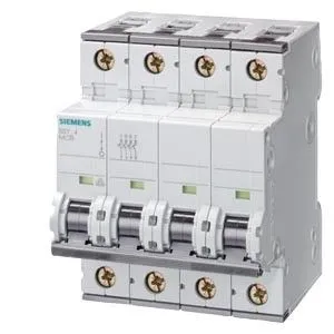 Interruttore Magnetotermico 400 V Icn:6 kA 4P Icu:15 kA Car.C In:16A Siemens 5SY64167