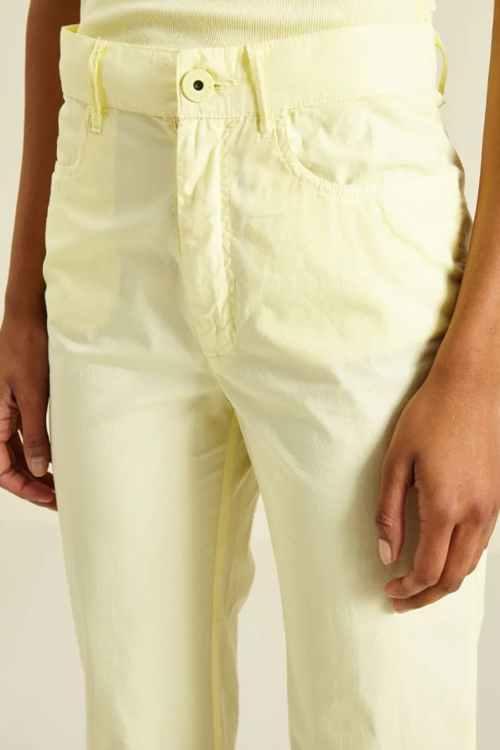 Pantaloni in popeline