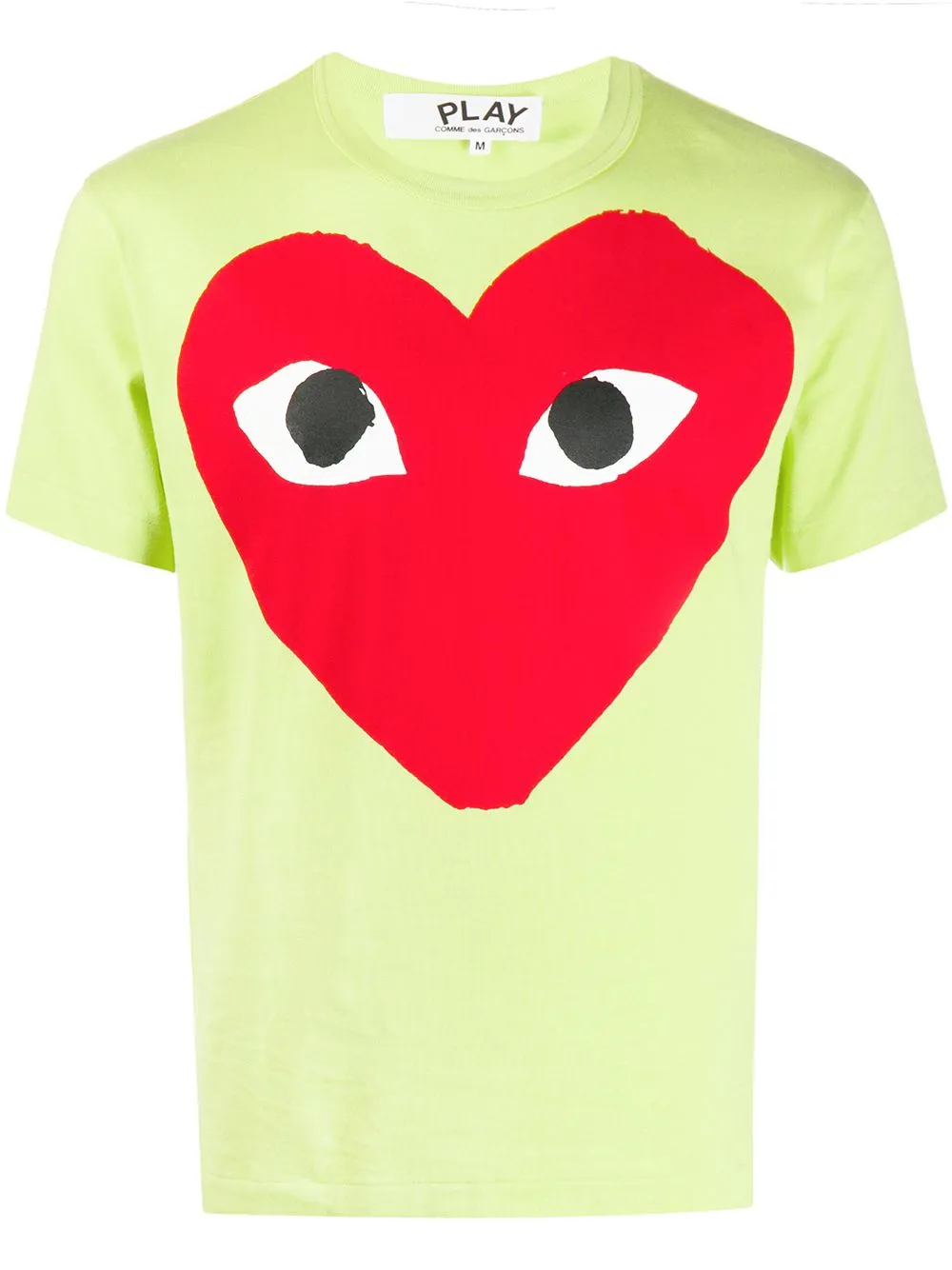 T-shirt con stampa cuore